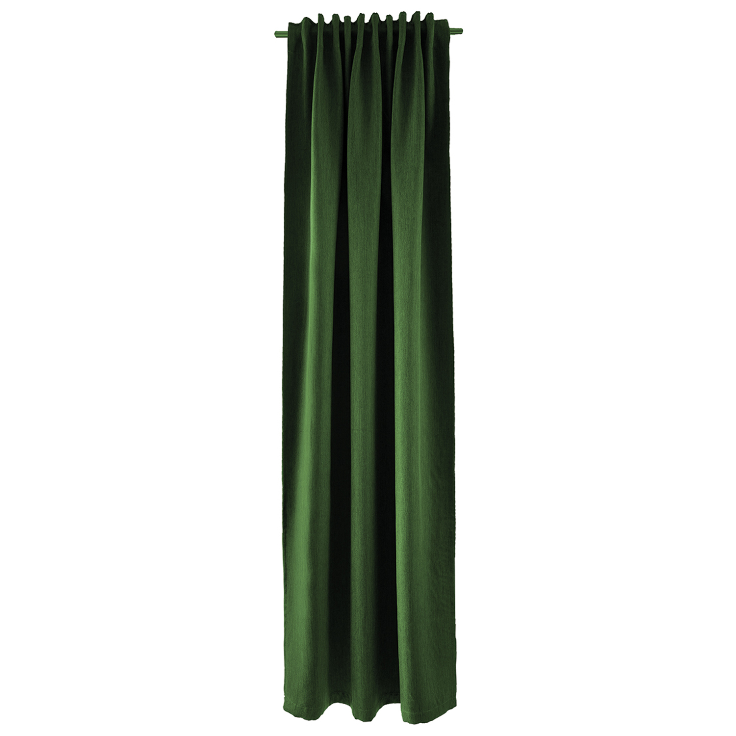 HOMING Vorhang mit verdeckten Schlaufen Galdin grün – ROMODO ®