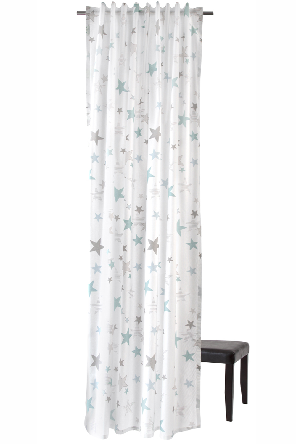Homing Blickdichter Vorhang mit verdeckten Schlaufen Stars – ROMODO ®