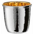 Sonja Quandt Becher Waves mit Hammerschlag 9,5cm 925 Sterling Silber teilvergoldet