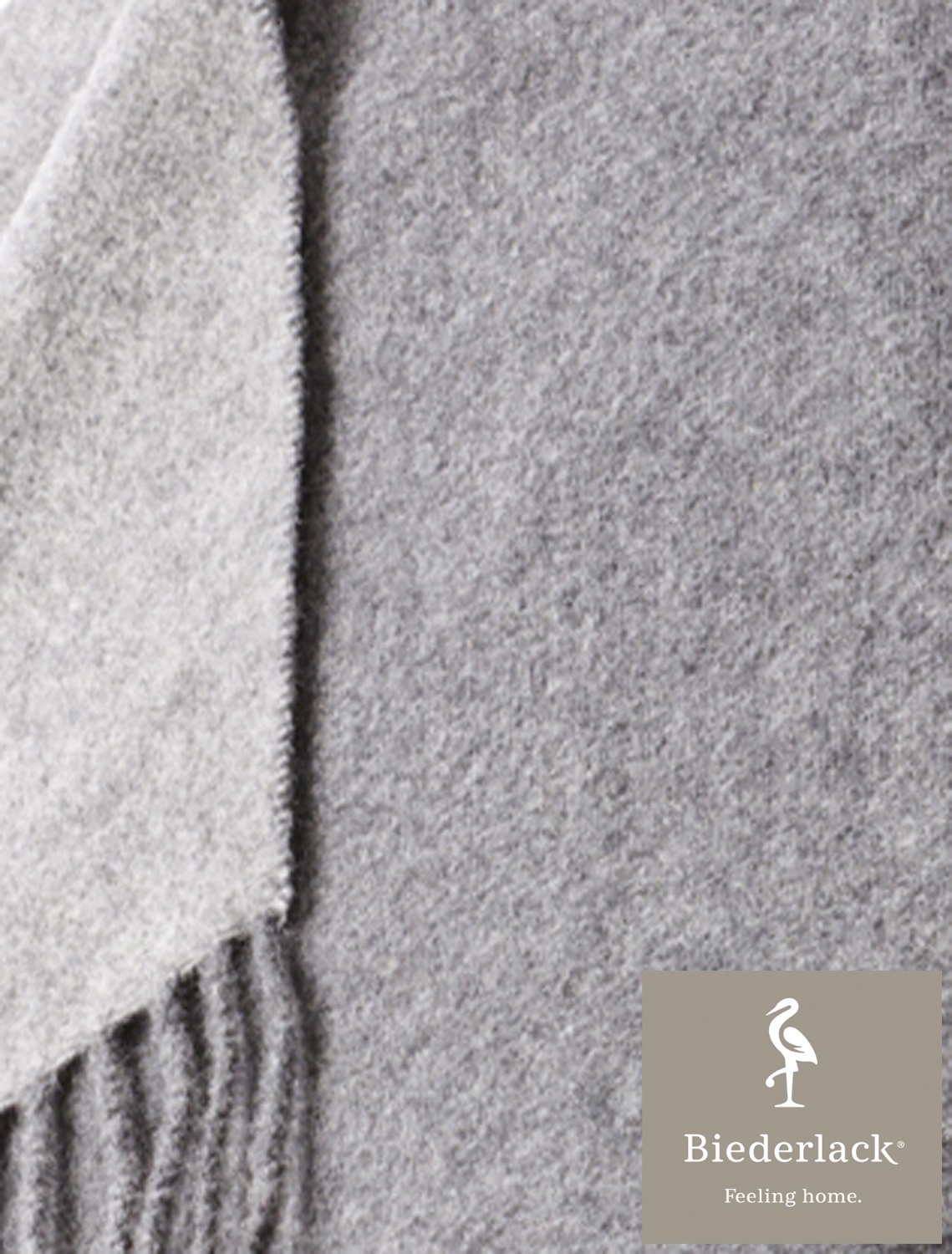 Biederlack Cosy & Luxury grau-silber Decke 130x170 cm 