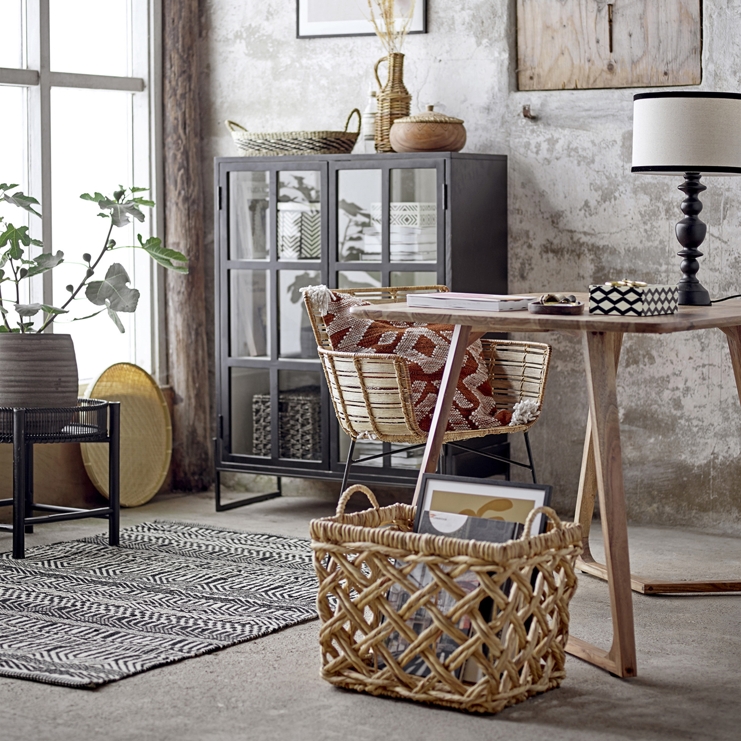 Bloomingville Esstisch Luie braun 