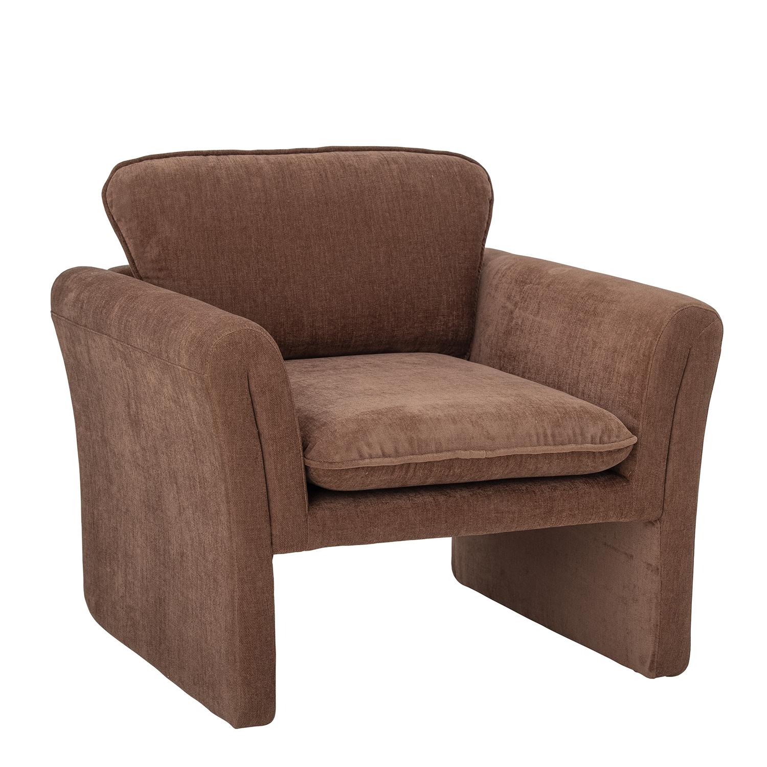 Bloomingville Loungesessel Paseo braun Wohnzimmersessel skandinavisches Design