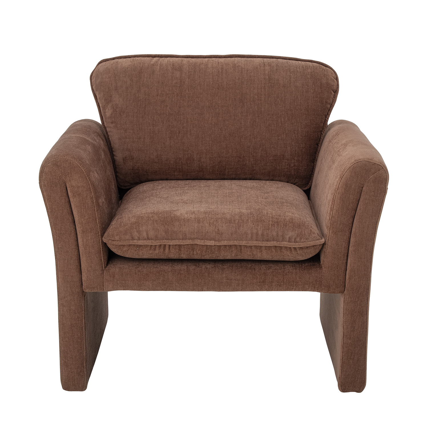 Bloomingville Loungesessel Paseo braun Wohnzimmersessel skandinavisches Design
