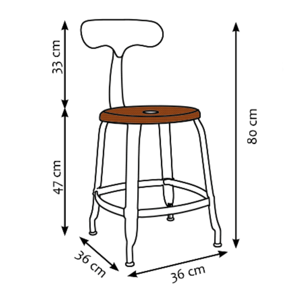 CHAISES Nicolle Barstuhl natural türkisblau Sitzhöhe 62cm Holz natural und Metall Glossy Turquoise Blue