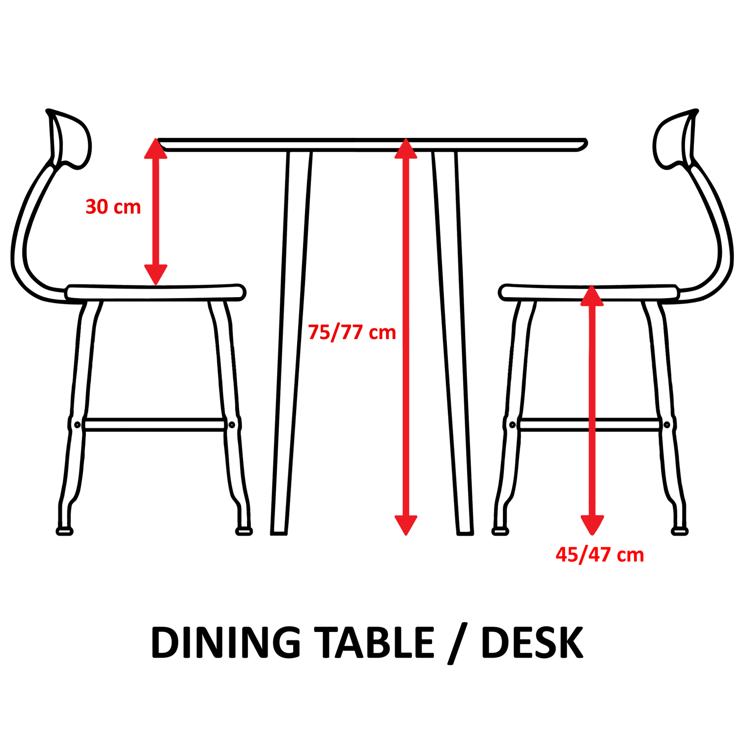 CHAISES Nicolle Hocker natural verkehrsweiss Sitzhöhe 47cm Holz natural und Metall White weiss