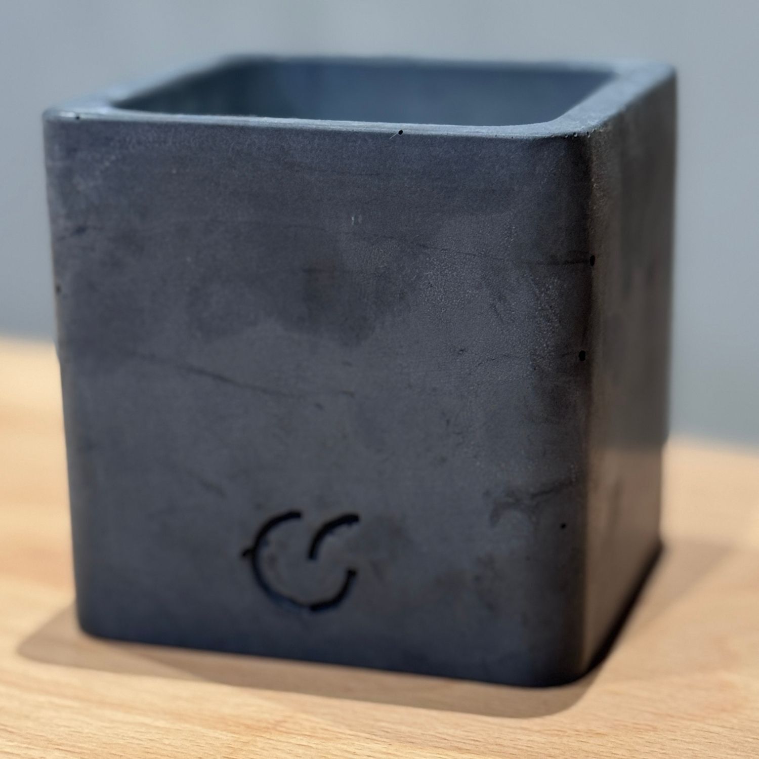 CS-Beton Tischfeuer SMART dunkelgrau 10 cm eckig Deko für den In- und Outdoorbereich