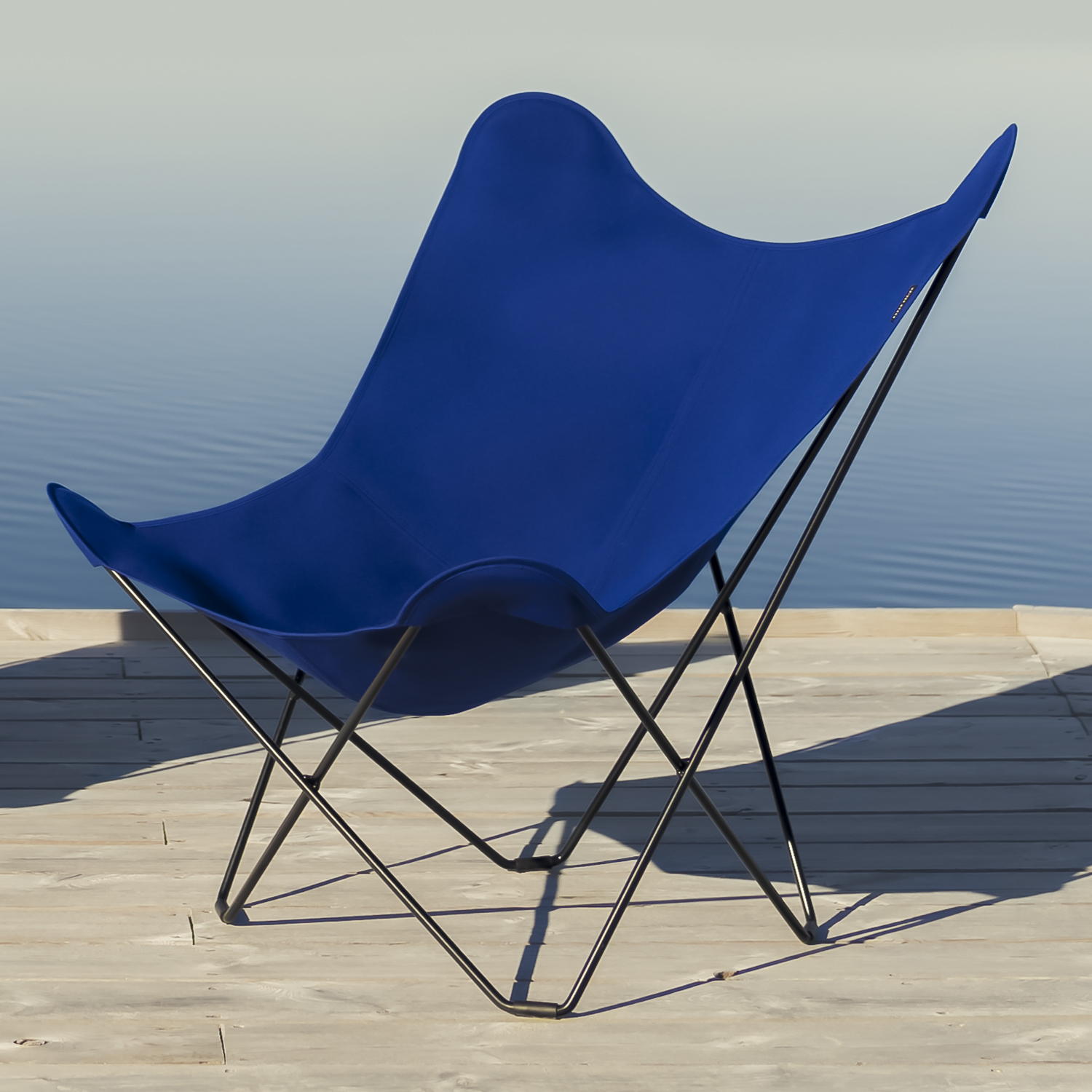 CUERODESIGN Outdoorsessel Sunshine Mariposa Atlantic Blue – ROMODO