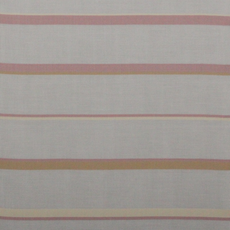 Colorado Transparent Store Querstreifen 100% PES rosa beige B:148cm 