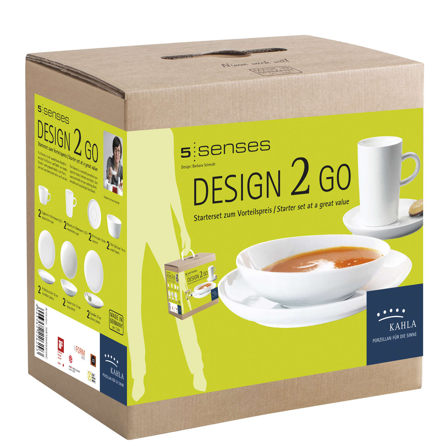 KAHLA Five Senses Design 2 Go Set 14tlg. 