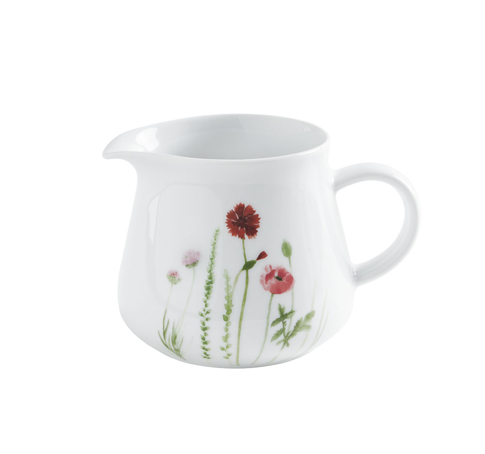 KAHLA Wildblume Five Senses Mini-Krug 0,50 l + Deckel-Dip 11 cm Milchkännchen 