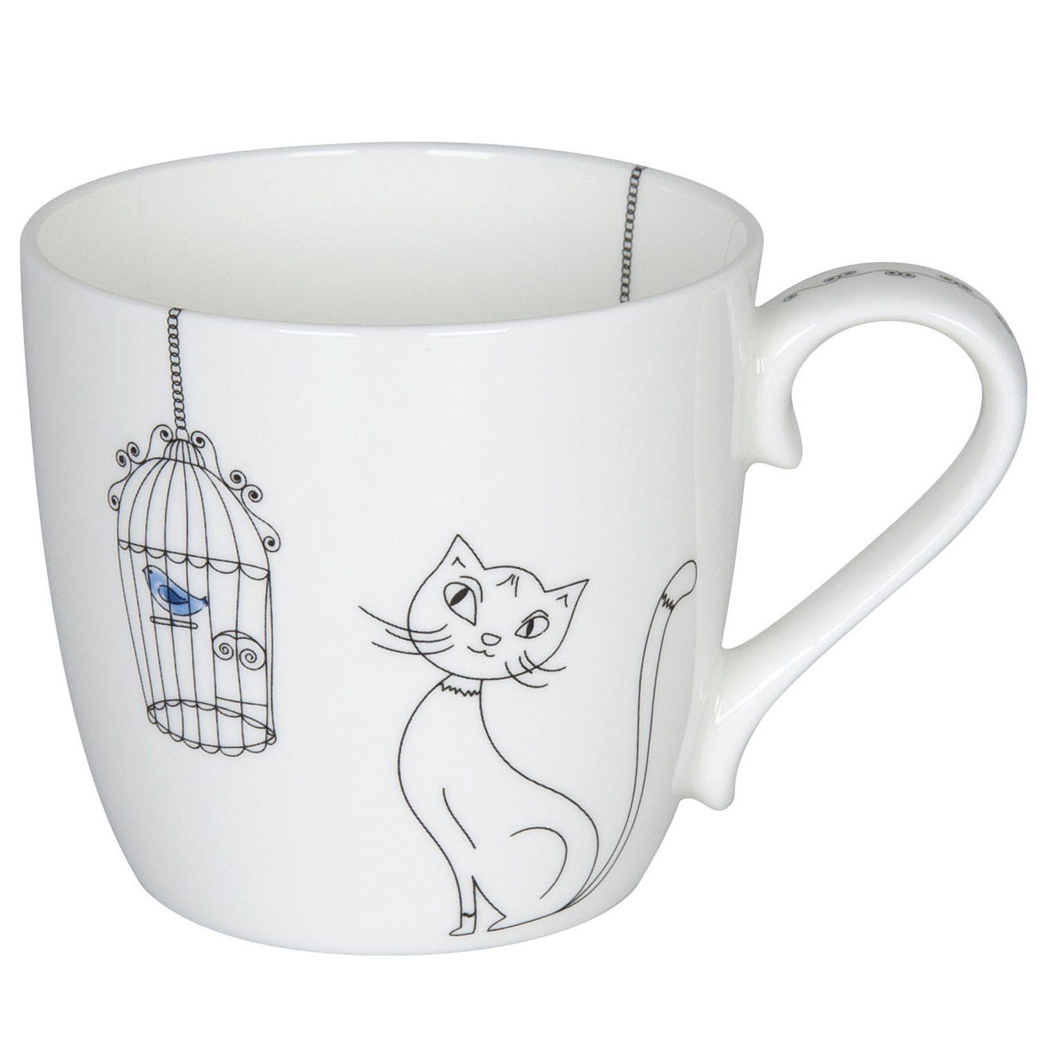 Könitz Tasse Cats and Birds 450ml