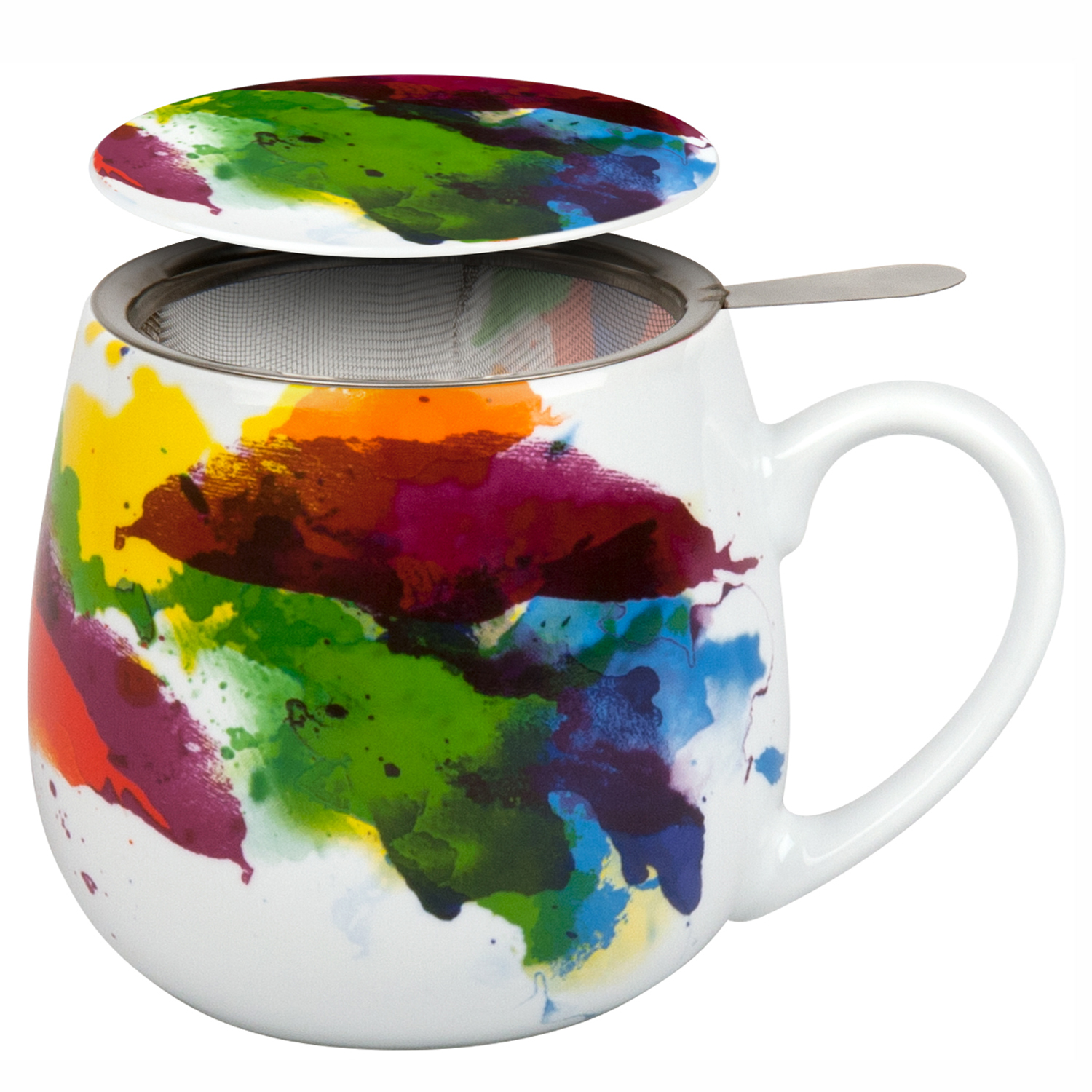 Könitz Teetasse On colour Flow Teetasse mit Sieb und Deckel
