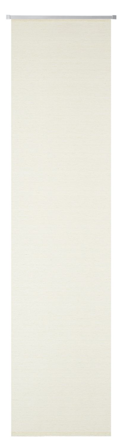NEUTEX Flächenvorhang LINOLA 245x60 cm natur mit Alupaneelwagen Aufhängungssystem