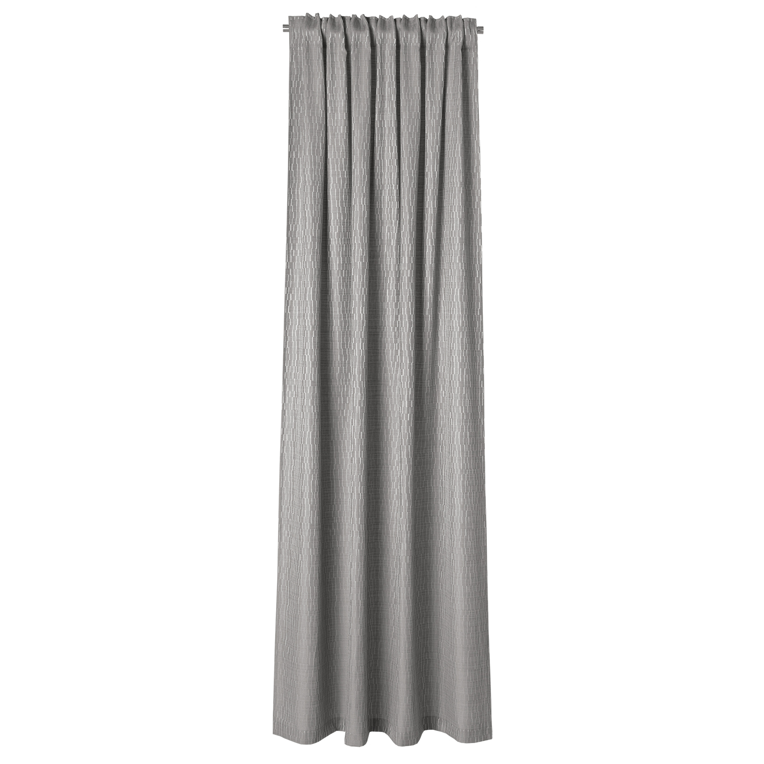 NEUTEX MESSINA Vorhang graphit Schal mit Schlaufenband blickdicht
