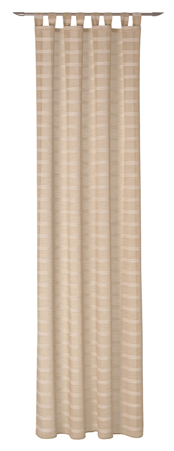 NEUTEX Schlaufenschal Schlaufengardine EVORA 245x140 cm taupe 