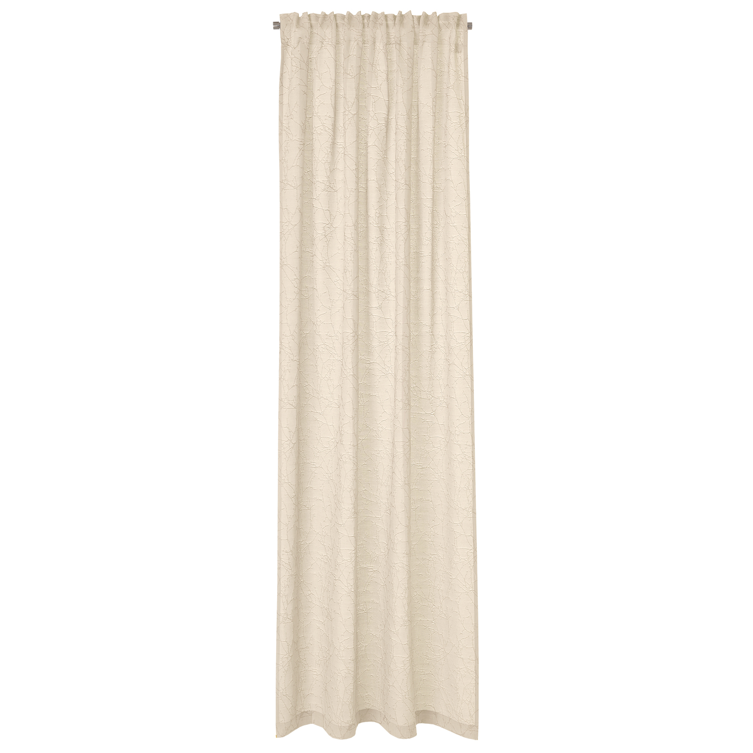NEUTEX VINETTA Vorhang sand Schal mit Schlaufenband blickdicht