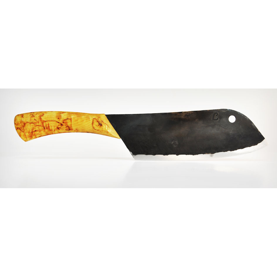NORDKLINGE Messer Vankka Suuri Original Handarbeit Griff aus karelischer Maserbirke
