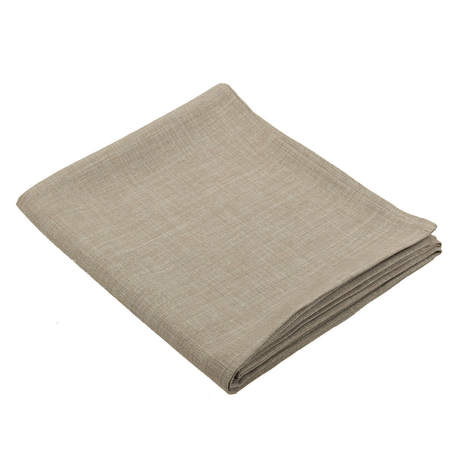 ROMODO Stoffserviette Nestos 45x45cm uni hellbraun gesäumt 2er set