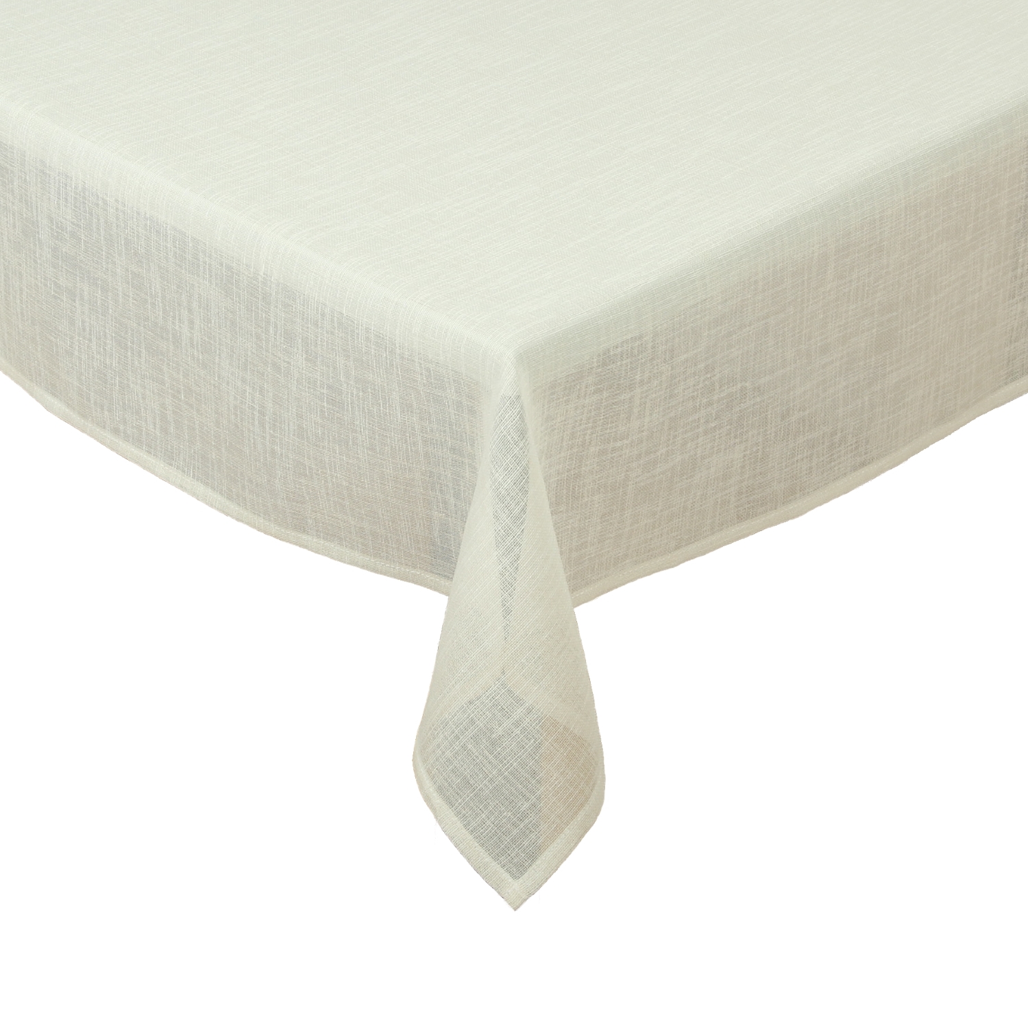 ROMODO Tischdecke Bochum 95 x 95 cm Leinenoptik sekt gesäumt