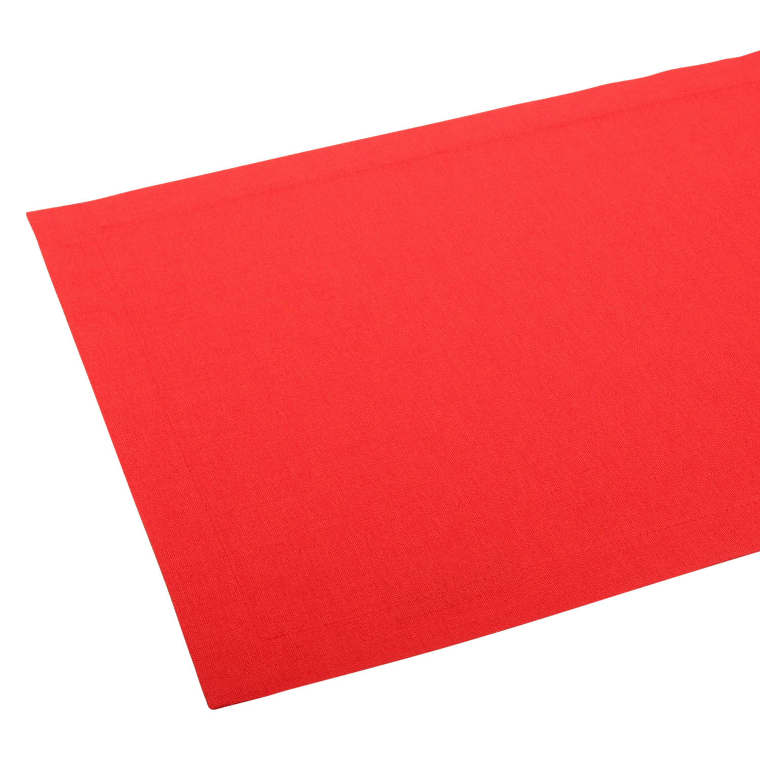 ROMODO Tischläufer Betim 40 x 140 cm rot mit Kuvertecken
