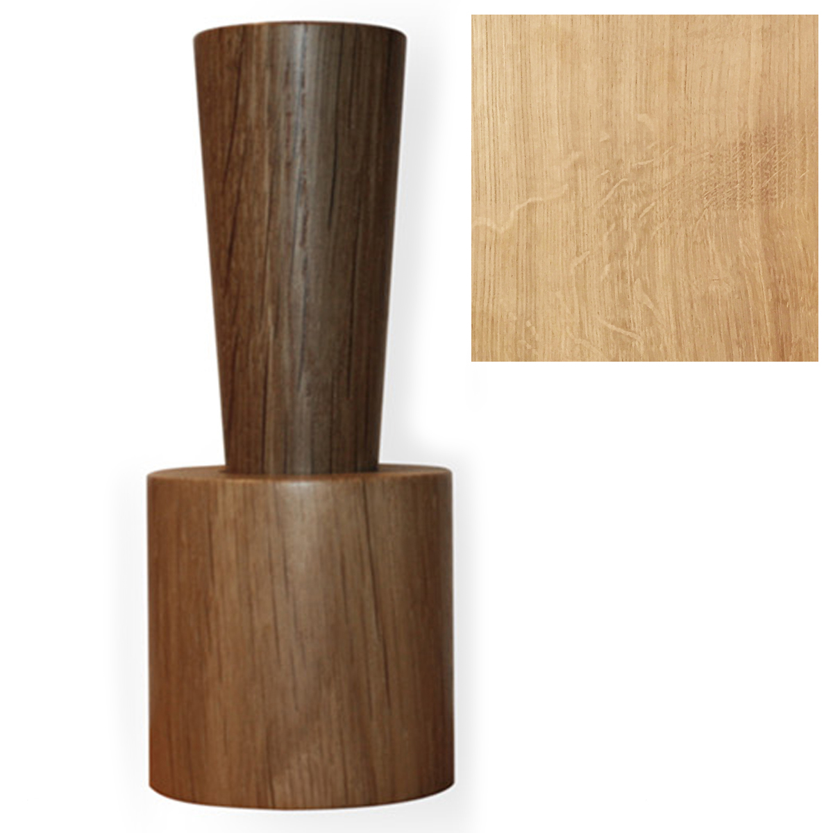 Raumgestalt Pfeffer- und Salzmühle Mini aus Ahorn 