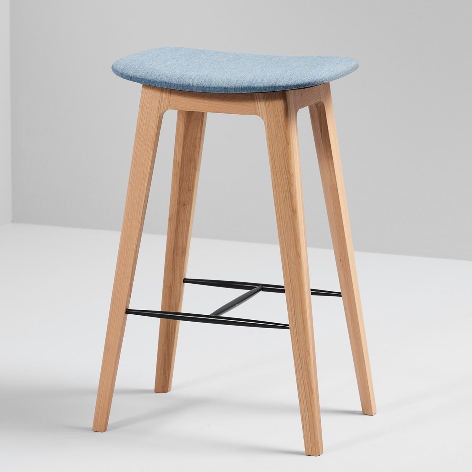 SACKit Nordic Barhocker Eiche sky blue Höhe 68cm – ROMODO