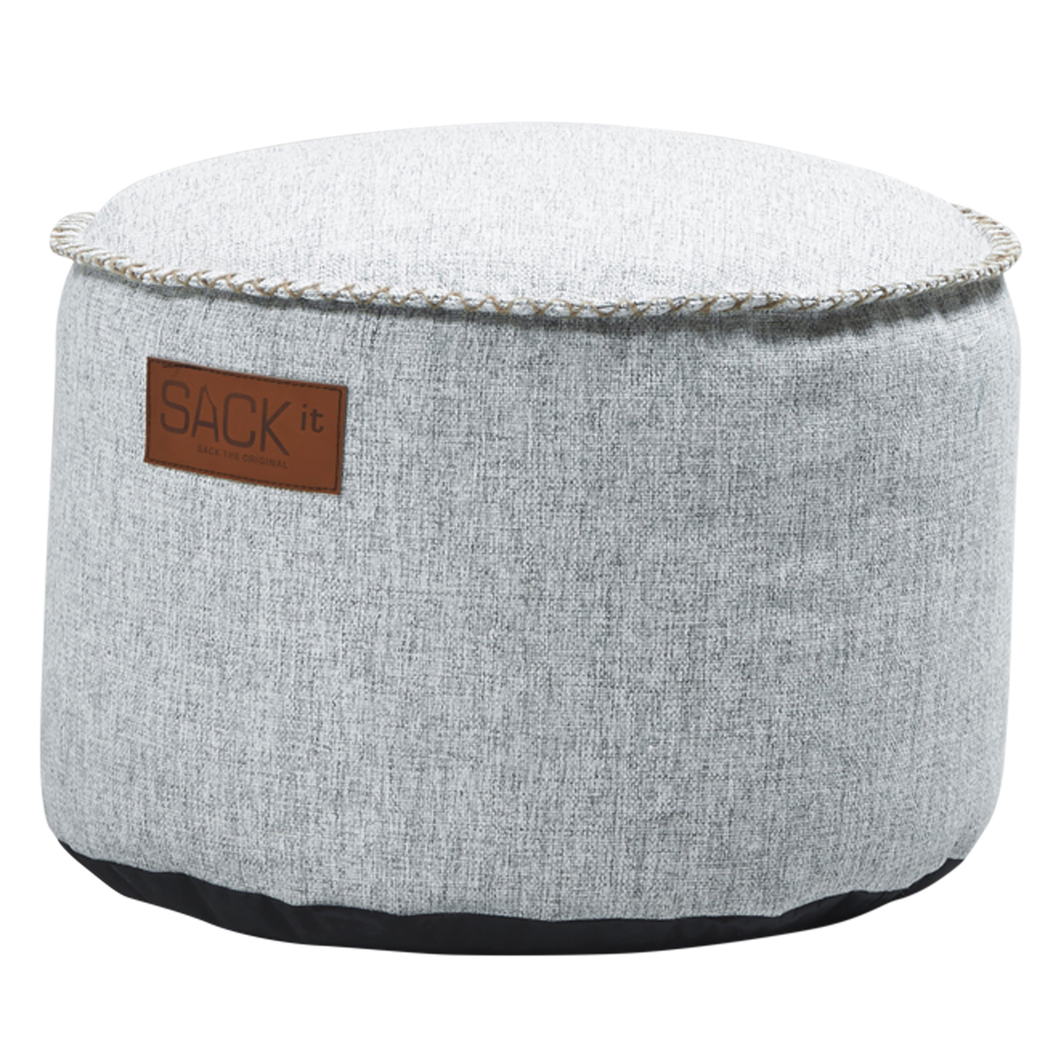 SACKit Sitzhocker rund RETROit Cobana DRUM White In- und Outdoor 