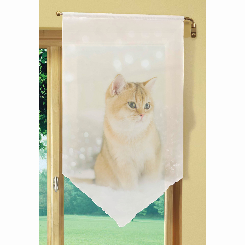 Schmidtgard Kurzgardine SWEETY Höhe 80cm transparenter Voile