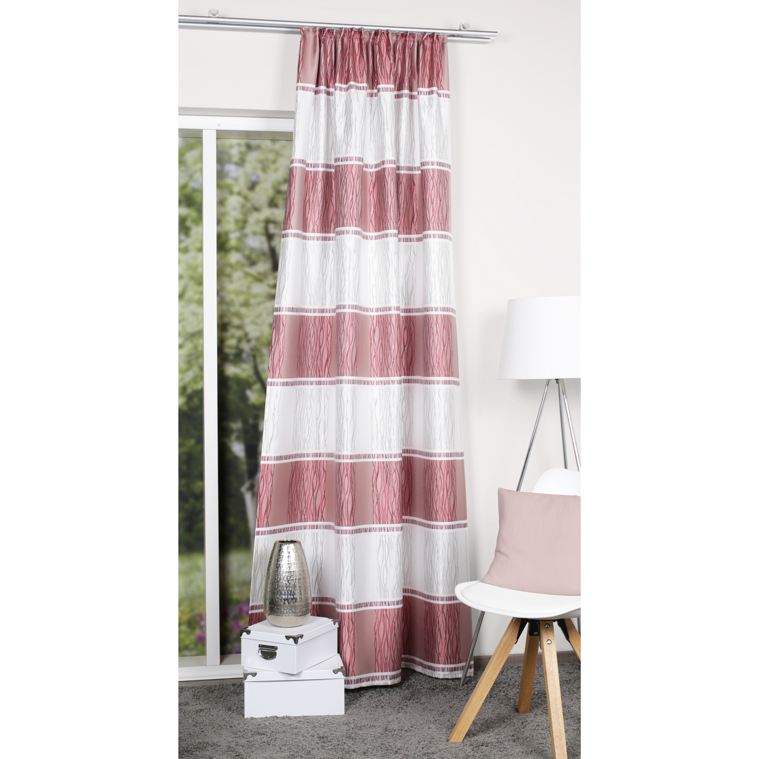 Schmidtgard LUEY Schal mit versteckten Schlaufen rot Höhe 175cm – ROMODO