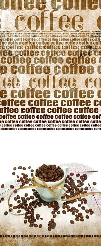 Sichtschutz Rollo Kaffee hellbraun Digitaldruck verschiedene Größen H: 160 cm B: 60 cm