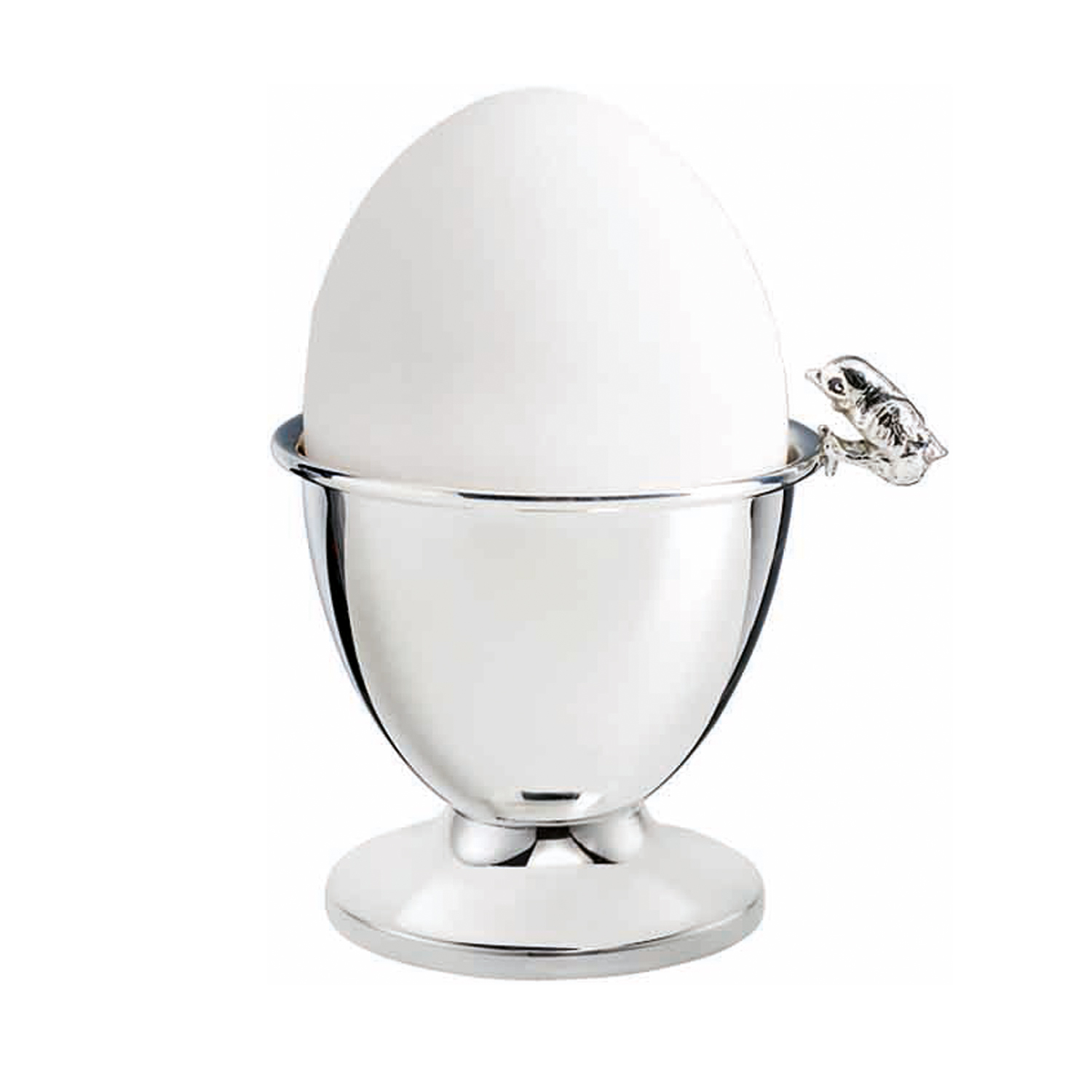 Sonja Quandt Eierbecher Egg mit Küken 5cm 926 Sterling Silber
