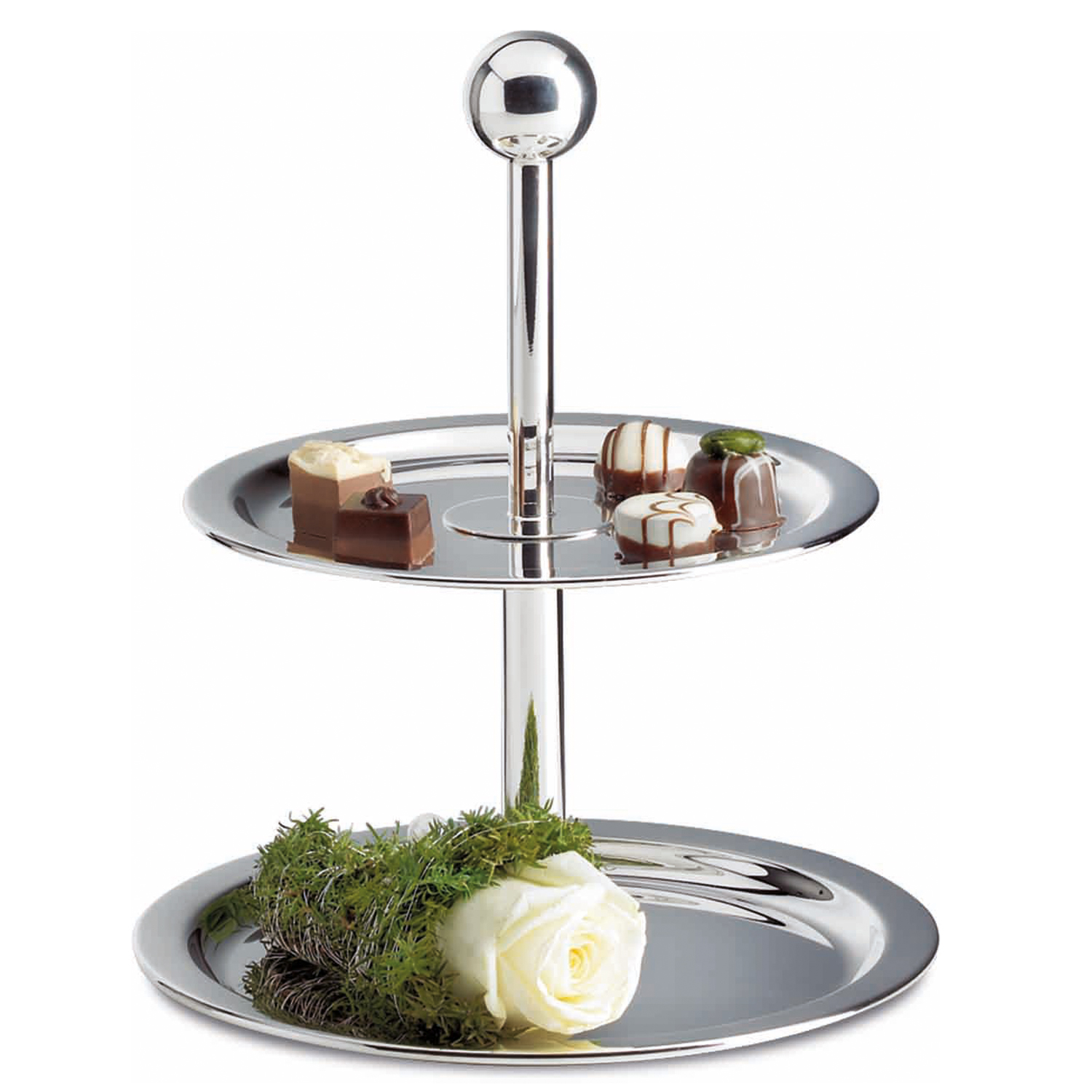 Sonja Quandt Etagere Sweety mit zwei Tellern 23cm 925 Sterling Silber