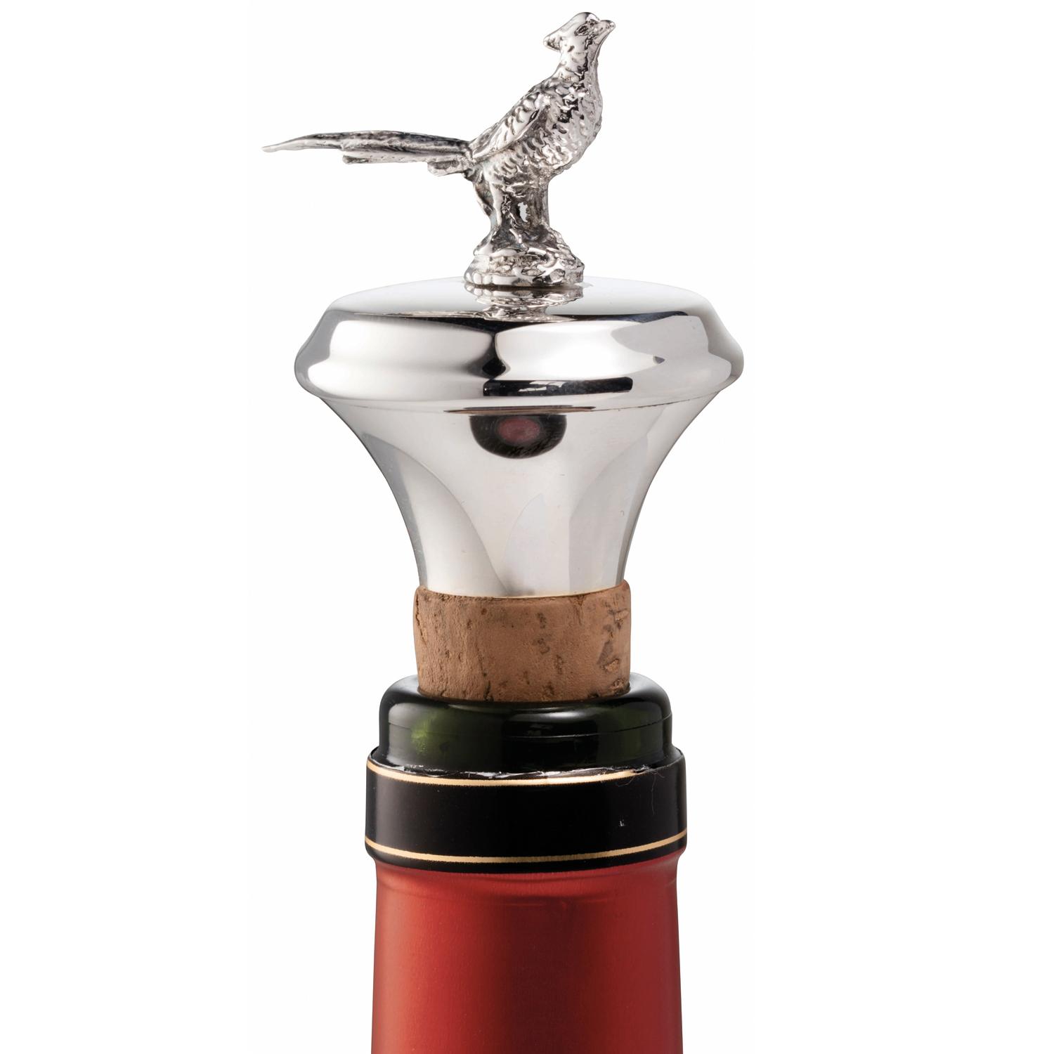 Sonja Quandt Flaschenkorken Weinkorken Fasan 925 Sterling Silber