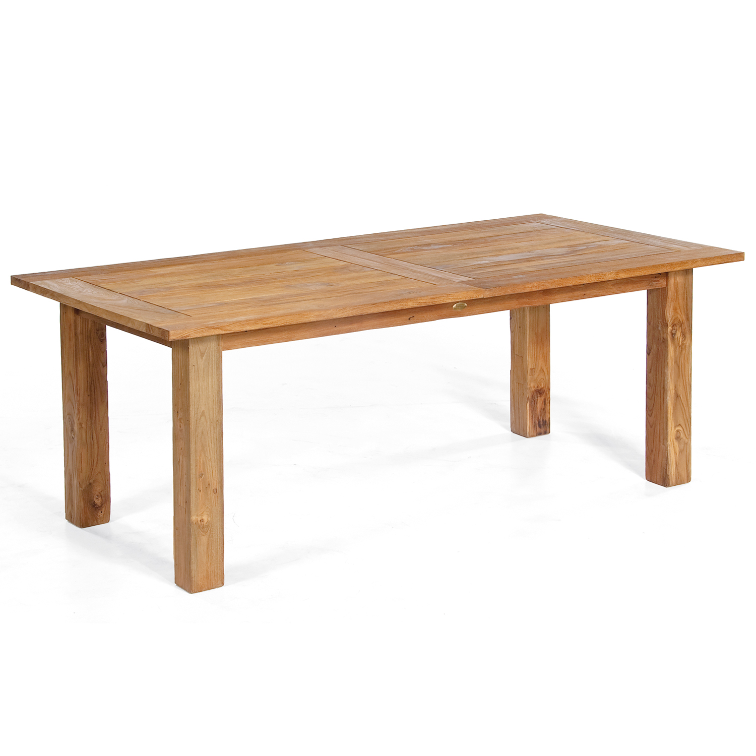 SonnenPartner Ausziehtisch Charleston Old-Teak-Natur mit Syncronauszug auf 260cm ausziehbar