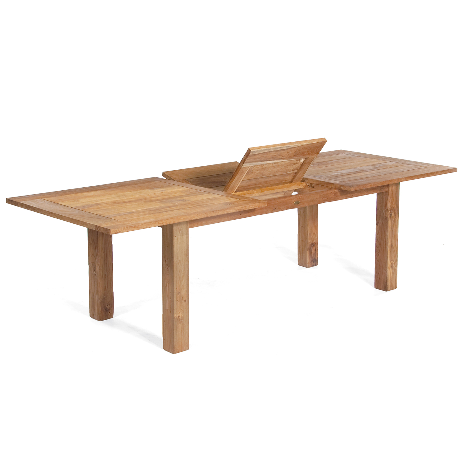 SonnenPartner Ausziehtisch Charleston Old-Teak-Natur mit Syncronauszug auf 260cm ausziehbar