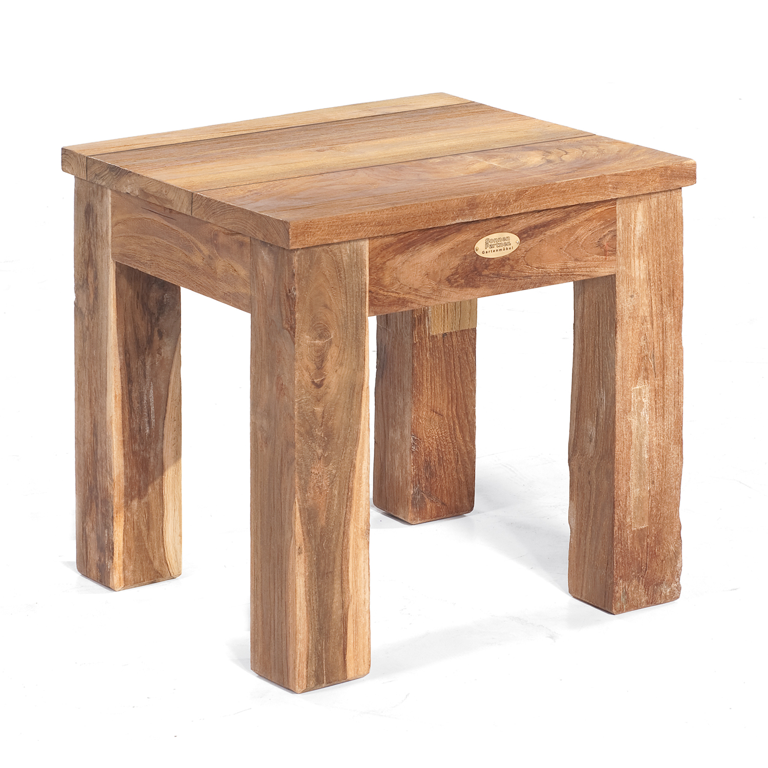 SonnenPartner Hocker Charleston Old-Teak-Natur 