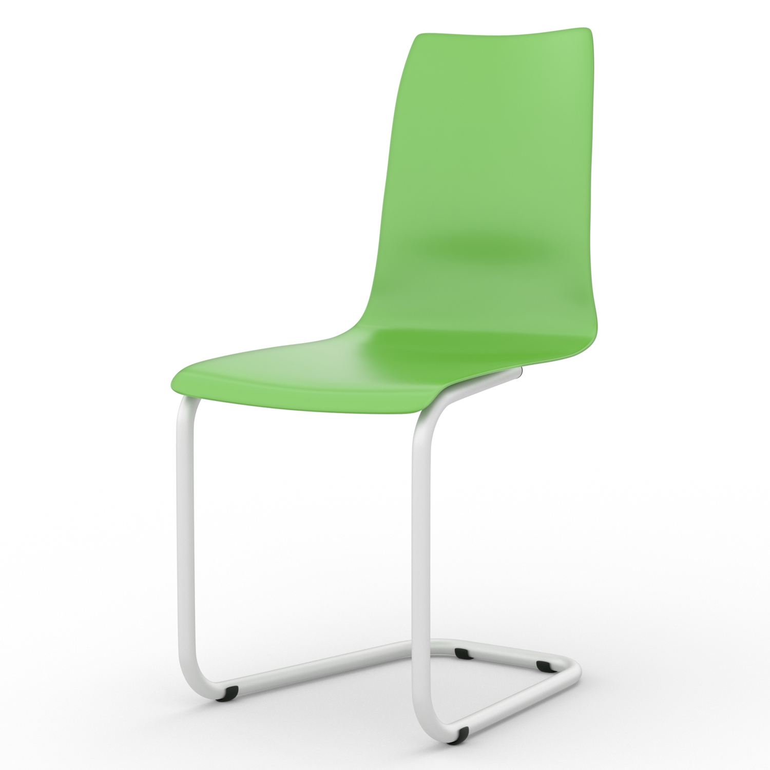 Tojo-stuhl grün Stahl Polypropylen