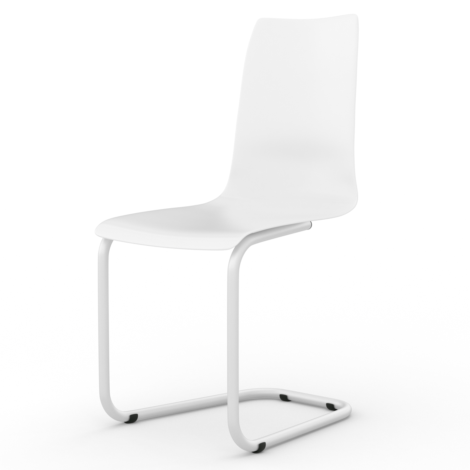 Tojo-stuhl weiß Stahl Polypropylen