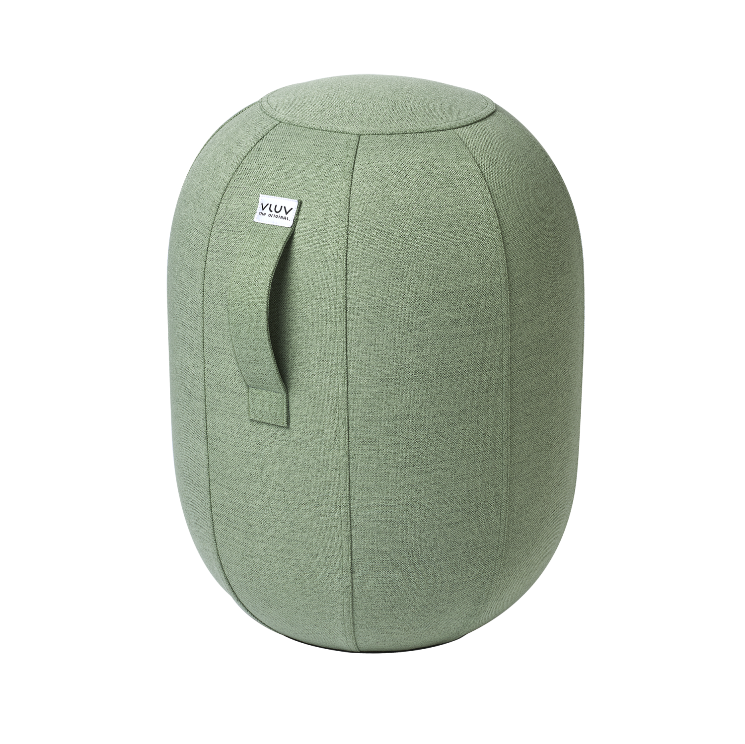 VLUV Balancehocker KAPSUL SOVA höhe 60cm pesto mit Tragegriff für gesundes und aufrechtes Sitzen