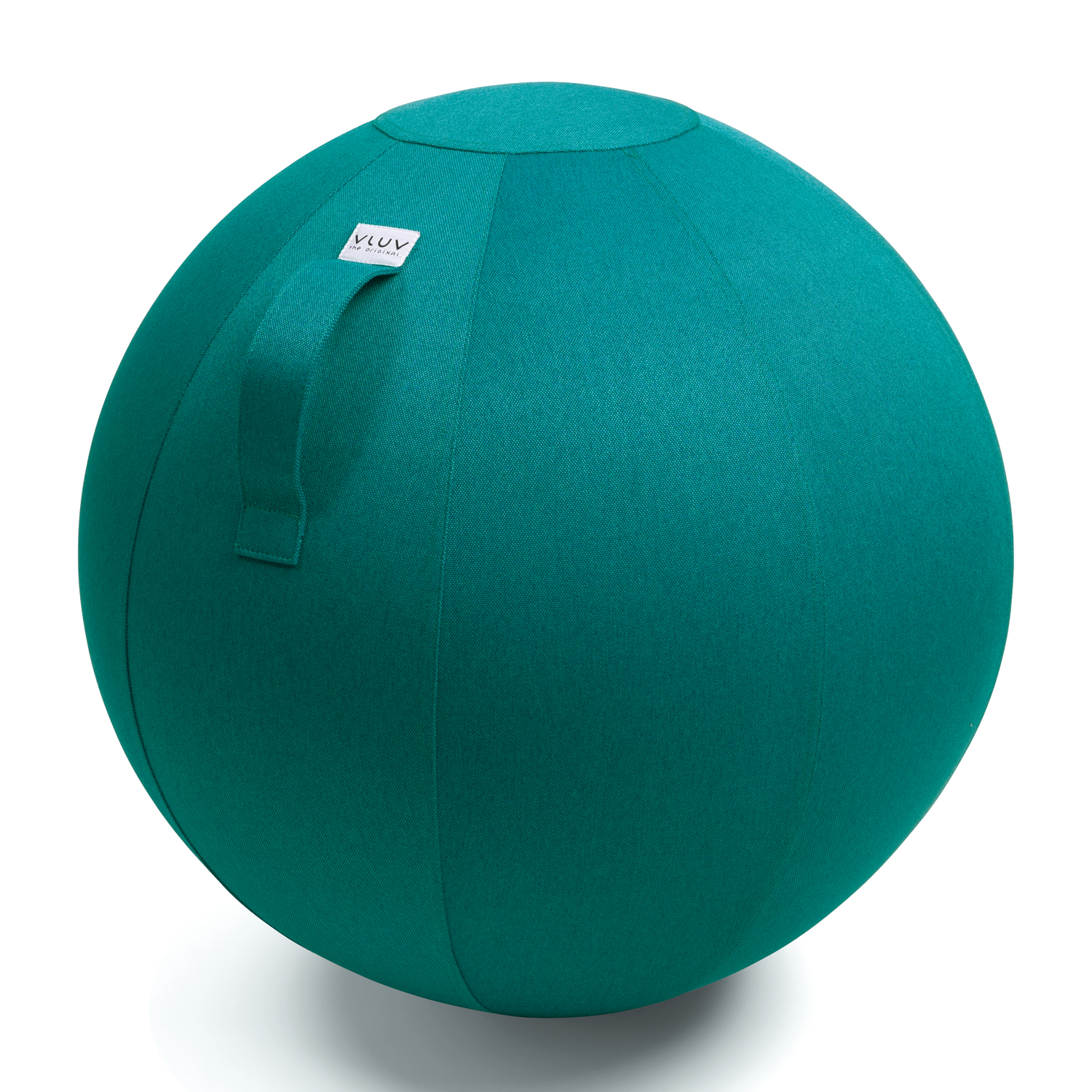 VLUV LEIV Stoff-Sitzball 50-55cm Dark Petrol ergonomisches Sitzmöbel