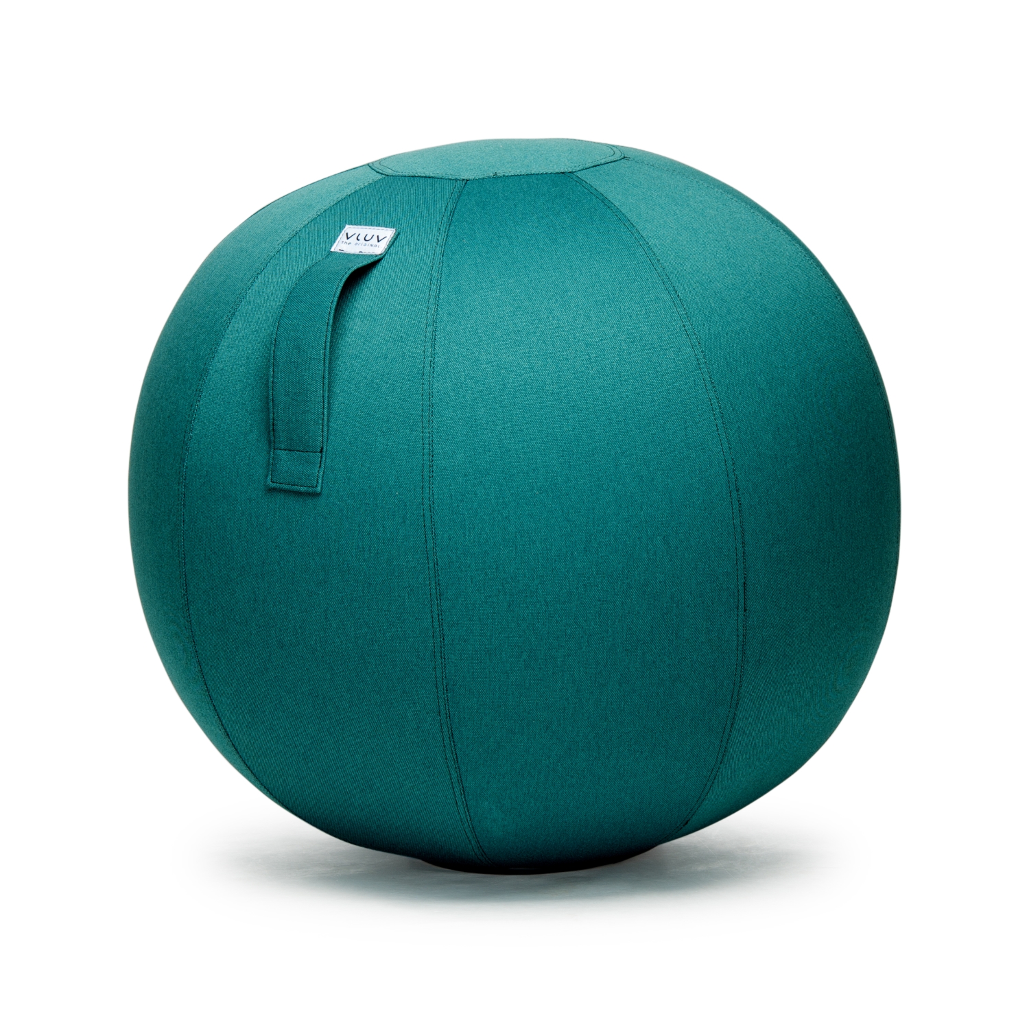 VLUV LEIV ergonomischer Sitzball 60-65cm Dark Petrol robuste hochwertige canvas-ähnliche Stoffqualität