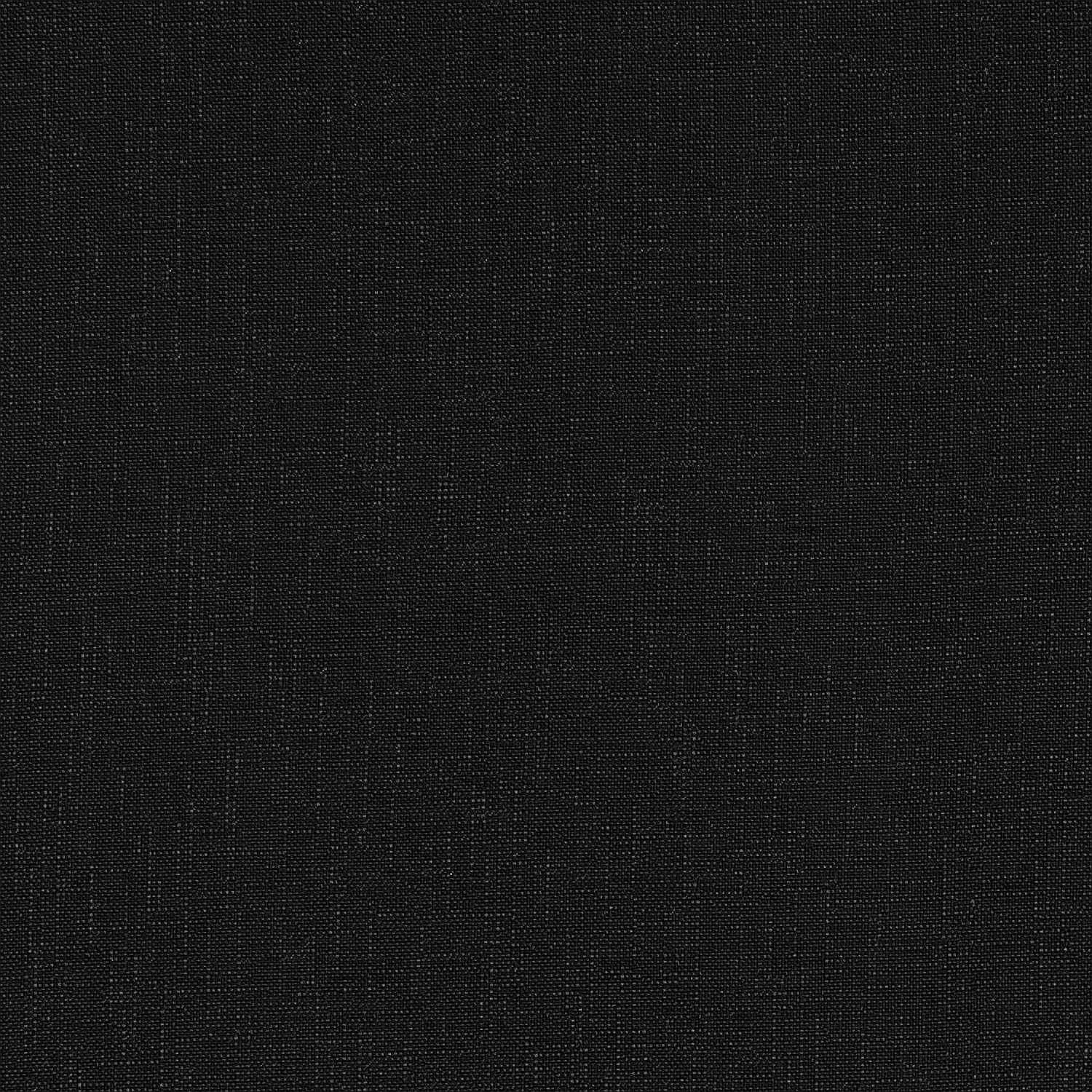 Vorhangstoff Dekostoff Betim Uni schwarz Breite 144cm blickdicht