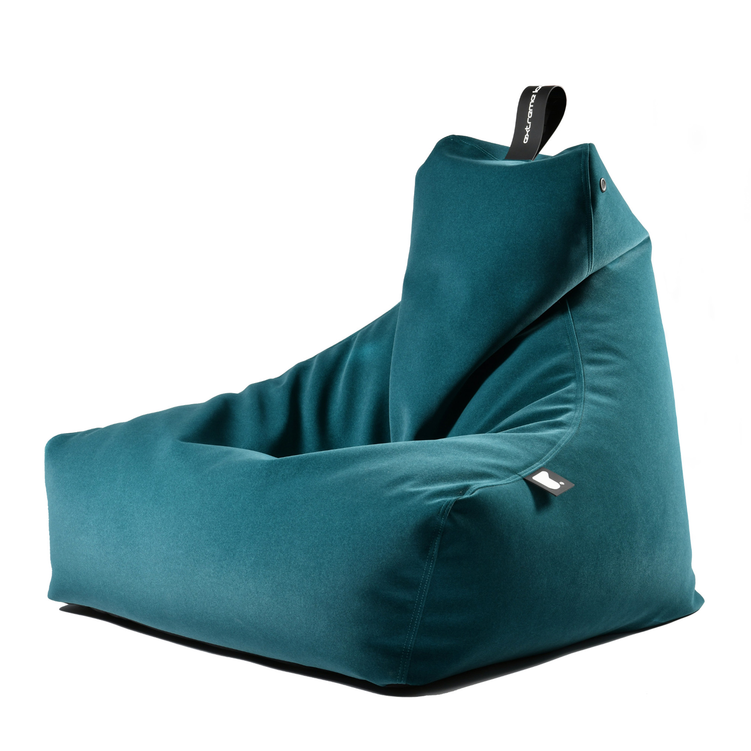 b-bag Extreme Lounging Sitzsack mighty-b Teal Sitzbag indoor Wildlederoptik