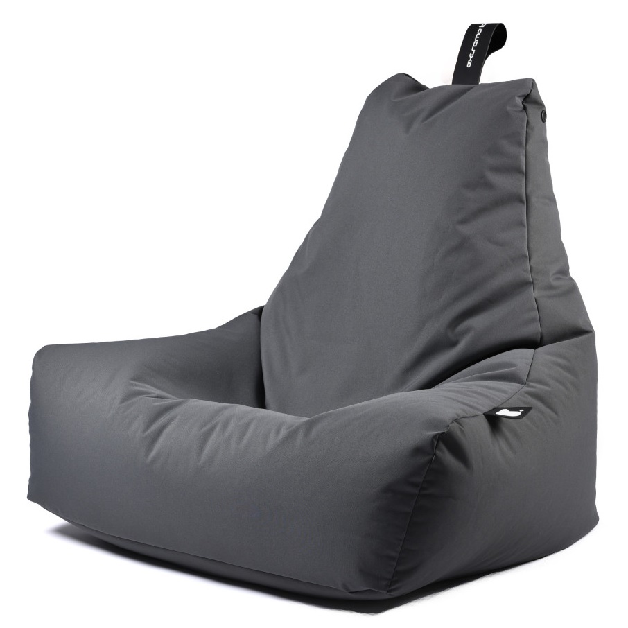 b-bag extreme lounging Sitzsack mighty-b Grey In & Outdoor 