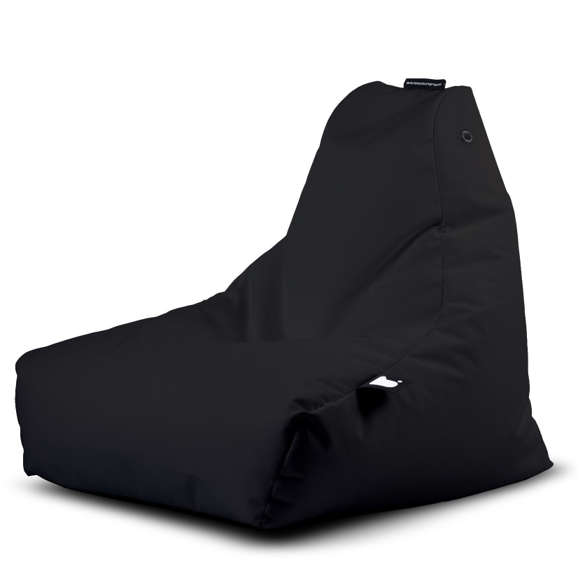 b-bag extreme lounging Sitzsack mini-b Black In & Outdoor wasserabweisend UV-beständig