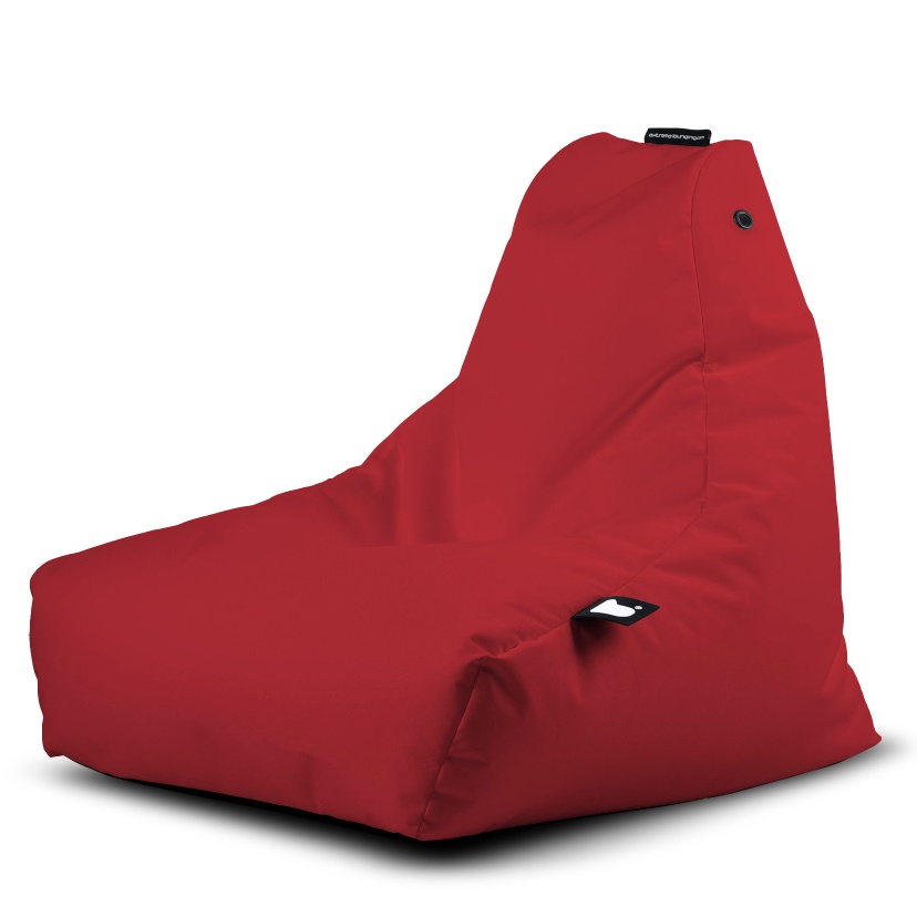 b-bag extreme lounging Sitzsack mini-b Red In & Outdoor wasserabweisend UV-beständig