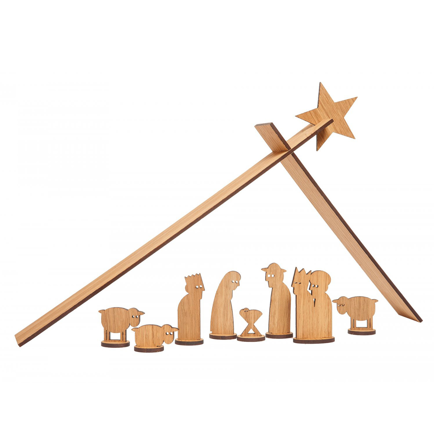 designimdorf SIMPLY CHRISTMAS Holzkrippe Designed by Johannes Lindner & Mascha Wolfram