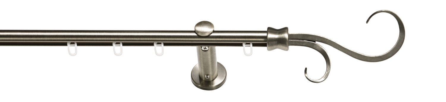 erfal Komplettgarnitur Carrera Ø19mm Decoro Innenlauf 2-läufig 200cm edelstahlf. 