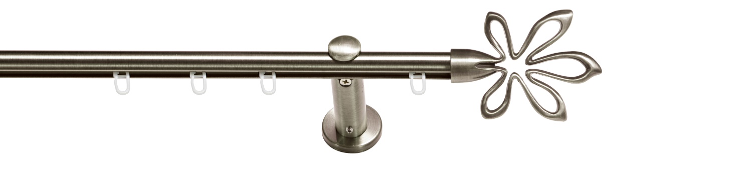 erfal Komplettgarnitur Carrera Ø19mm Fiore Innenlauf 2-läufig 240cm edelstahlf. 