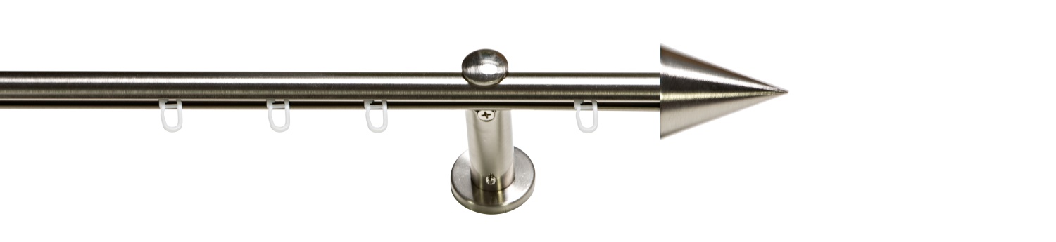 erfal Komplettgarnitur Carrera Ø19mm Kegel Innenlauf 2-läufig 240cm edelstahlf. 